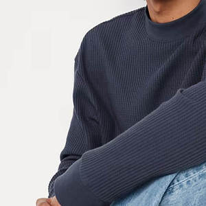 Lightweight <b>Waffle</b> Knit <b>Shirt</b> With Textured Finish <b>Waffle</b> Knit <b>Shirt</b> For Comfortable Seasonal Casual Wear - Product Image 6