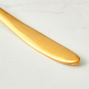 Golden Matte Finish Teaspoons Set Elegant <b>Flatware</b> Rust Resistant Metal Wedding Occasion Use - Product Image 5