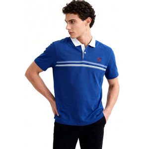 Solid Trader Double Stitched Hems Reinforced Collar Stand Flexible Movement Active Golf Wear Elegant Smart Casual Men Polo Shirt - Product Image 1
