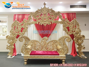 Ideas de Decoración de Conjuntos de Sofás en Tendencia para Esta Temporada de Bodas, Conjunto de Sofás Blancos Estilo Boda Real, Conjunto de Sofás Dorados y Plateados de Lujo en Oferta - Product Image 4