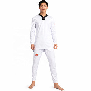 Uniforme de Taekwondo Ultraligero, Transpirable, de Malla Elástica en Cuatro Direcciones, para Adultos, con Estilo de Luchador y Logotipo, Precio al por Mayor - Product Image 1