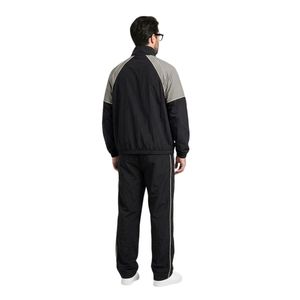 Conjuntos de Chaqueta Cortavientos de Poliéster y Nailon para Hombre, Color Negro y Gris Monocromático, Chaqueta con Cierre Frontal, Trajes Deportivos Ligeros para Entrenamiento al Aire Libre - Product Image 2