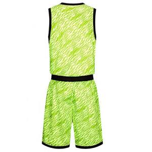 Conjunto de Uniformes de Baloncesto Estampados, Pantalones Cortos, Camiseta sin Mangas con Cuello en V, 100% Poliéster, Secado Rápido, Transpirable, Ropa Deportiva - Product Image 3