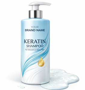 แชมพูเคราตินสำหรับขายส่ง สูตรดูแลเส้นผมสำหรับผมเรียบลื่นและเงางาม ป้องกันผมชี้ฟูและซ่อมแซมผมเสีย (รับผลิตแบรนด์ส่วนตัว) - Product Image 2