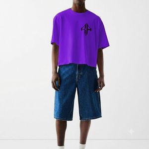 Camiseta Extra Grande de Primera Calidad para Hombre, 100% Algodón, Corte Cuadrado, Estampado Personalizado en la Parte Delantera, Casual, Azul Marino, Secado Rápido, Cuello Redondo - Product Image 2