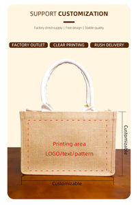 Bolsa de Yute de Gran Capacidad para Compras en el Supermercado - Product Image 3
