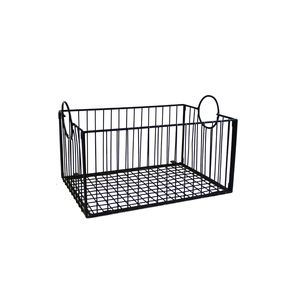Elegant Round Metal <b>Wire</b> <b>Basket</b> for Customized Kitchen <b>Storage</b> Pantry Organization and Countertop Display Solution - Product Image 3