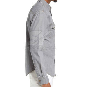 Camisas de Mezclilla para Hombre, Diseño Profesional, Cómodas, Duraderas, en Oferta - Product Image 4