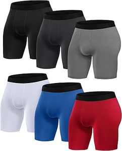 กางเกงรัดรูปออกกำลังกายสำหรับผู้ชาย ผลิตจากโพลีเอสเตอร์ 88% สแปนเด็กซ์ 12% แห้งเร็ว ระบายอากาศได้ดี เหมาะสำหรับวิ่งและฝึกซ้อม ป้องกันแสงแดด UPF 50+ - Product Image 4