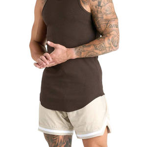 OEM 2026 5 Inch <b>Men</b> Sports Shorts Wholesale Canvas Knee Length Mid Waist Drawstring Closure Lace Decoration Gym Fitness Quick - Product Image 3