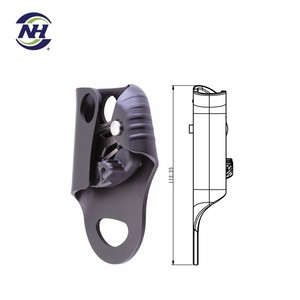 Aluminium à deux mains Camping Randonnée Sauvetage Alpinisme Escalade Ascendeur simple avec protection antichute Extérieur - Product Image 1