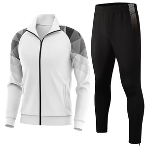 Wholesale Woven Winter Polyester Men's Slim Tracksuit Casual Sports Set Private Label Manufacturing Service <b>Skinny</b> <b>Jogger</b> Suit - Product Image 1
