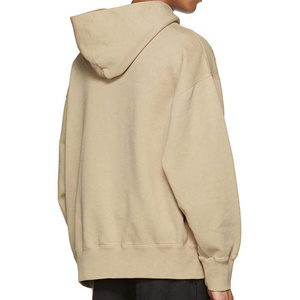 Sweat à capuche en coton pur personnalisé, coupe ample, sweat à capuche en coton uni de haute qualité, sweat à capuche confortable AI-HD-01 - Product Image 4