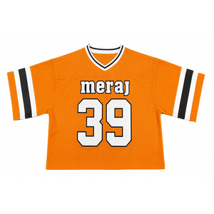 Camiseta de Fútbol Personalizada con Malla, Cuello en V, Manga Corta, Uniforme Deportivo Personalizado para Equipo, Ropa Deportiva Transpirable OEM - Product Image 3