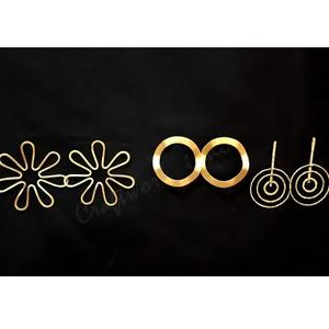 Pendientes Redondos de Latón Más Vendidos, Joyería Ligera con Acabado Premium para Bodas, Cumpleaños y Regalos a Precio Descontado - Product Image 5