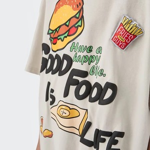 Camiseta de Algodón 100% Transpirable con Estampado Puff en Color Rosa Personalizada para Hombre, la Más Demandada y en Tendencia, en Venta al Por Mayor a un Precio Razonable - Product Image 5