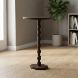 Table basse en bois minimaliste moderne, meubles de salon faits à la main - Product Image 1