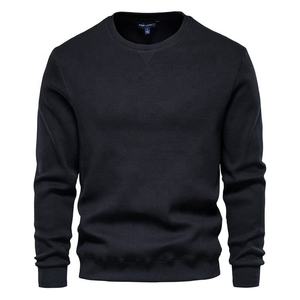 Herren Rundhals-Sweatshirt Baumwollmischung Lässiger Langarm-Pullover Bequemes Alltags-Oberteil - Product Image 3
