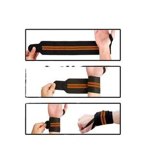 Best Price Neoprene Heavy Duty Lightweight Breathable Adjustable Wrist Wraps for <b>Weightlifting</b> Workout Custom Logo Design - Product Image 2