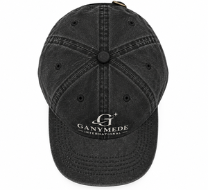 Casquette de baseball en jean noir délavé avec logo personnalisé, broderie 3D, 6 panneaux, réglable, pour les voyages et les activités de plein air - Product Image 2