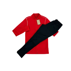 Unisex Casual Football Tracksuit Set with Hooded <b>Zip</b>-<b>Up</b> <b>Jacket</b> & Pants Breathable Anti-Bacterial Heavyweight Soccer Sportswear - Product Image 2