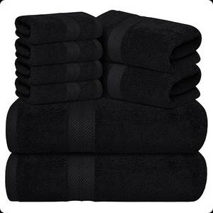 Ensemble de serviettes de bain brodées compressées jetables de qualité, prix usine OEM - Product Image 2