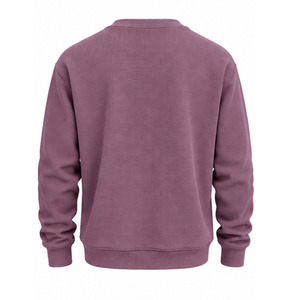 <b>Men's</b> Waffle Knit Sweatshirt <b>Thermal</b> Pullover Crew Neck Long Sleeve Warm Casual Winter Custom Wholesale Streetwear Fashion <b>Top</b> - Product Image 2
