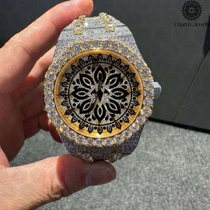 Montre de luxe pour homme Charm_Jewells, boîtier en acier inoxydable, verre saphir, mouvement mécanique analogique, cadran 40 mm, date automatique, 10 bars - Product Image 5