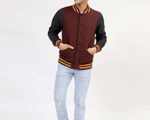 Veste universitaire personnalisée pour homme, haute qualité, imperméable, avec logo frontal surdimensionné, idéale pour l'hiver – Vente en gros - Product Image 6