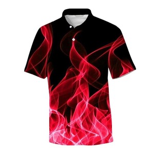 Camiseta de polo de golf lisa de poliéster y spandex sublimable, personalizable al por mayor, con el último diseño para hombre - Product Image 5