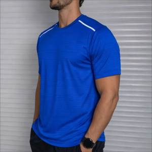 Ensemble 2 pièces homme : T-shirt et short Miller respirants, extensibles, séchage rapide – Idéal pour la course, la gym, l'entraînement, le fitness – Tenue de sport d'été 100% unie - Product Image 3