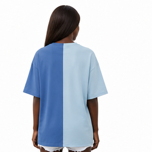 Camisetas de Talla Grande para Mujer, Cuello Redondo, Lisas, Transpirables, Antiencogimiento 2025, Ropa Casual de Verano para Dama, OEM - Product Image 3