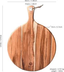 Planche à découper rectangulaire en bois d'acacia personnalisée, épaisseur 1,5 cm, compatible lave-vaisselle, ustensile de cuisine populaire - Product Image 1