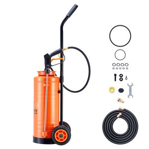 Carrello Industriale con Ruote per Spruzzatore in Acciaio Inox da 3,5 Galloni, Asta da 20,5 Pollici e Pompa Tri-Poxy per Applicazione di Intonaco - Product Image 1