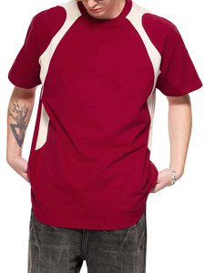 **Product Name:** Navy <b>White</b> Color Block Raglan T Shirt **Alternative Names:** Classic Raglan Sleeve <b>Tee</b> Two Tone Casual - Product Image 5