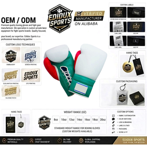 Guantes de Boxeo de Venta Directa de Fábrica, Guantes de Boxeo de Dedo Completo, Seguros y Cómodos - Product Image 4