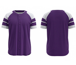 เสื้อเบสบอลโพลีเอสเตอร์พรีเมียมสำหรับงานซับลิเมชั่น – เสื้อซับลิเมชั่นน้ำหนักเบาพร้อมโลโก้และหมายเลขแบบกำหนดเอง |   โพลีเอสเตอร์ที่ระบายอากาศได้ดี - Product Image 2