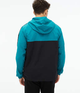 Veste décontractée d'été pour homme à séchage rapide, vêtement d'extérieur léger coupe-vent avec capuche et fermeture éclair, protection contre le vent - Product Image 6