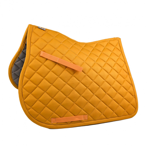 2026 Premium Mesh Lined Cotton Satin Horse Saddle Pad Custom Sports Dressage Jumping <b>Equestrian</b> Riding Pad OEM Factory - Product Image 4