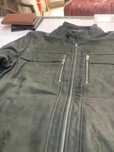 Leather Jackets Streetwear Jacket with Stand Collar Breathable Winter Outerwear for Outdoor Activities Embossed Leather Jackets - Product Image 4