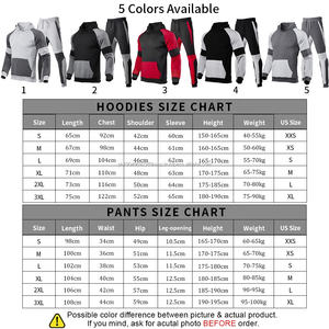 Conjuntos Deportivos para Gimnasio y Actividades al Aire Libre, Ropa Deportiva para Hombre, Traje de Entrenamiento y Jogging de Dos Piezas, Sudaderas con Capucha y Pantalones Deportivos - Product Image 6