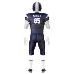 Camiseta de Rugby Americana Personalizada para Hombre, Camiseta de Rugby de Manga Corta con Rayas, Estilo Deportivo, Camiseta de Fútbol Americano para Liga de Fútbol - Product Image 6