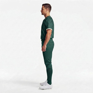 Tournament Ready Apparel Performance Sublimated Baseball Jersey Pants Manufacturer Full Sleeve Printed <b>Shirt</b> Front - Product Image 4
