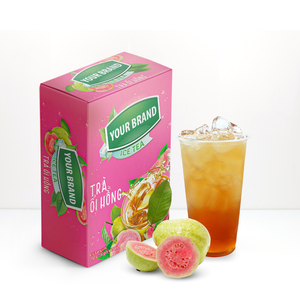 ถุงดีบุกใส่ชาผลไม้ผลไม้ผงสกัดฝรั่งผลเครื่องดื่มสำเร็จรูปสีชมพูใช้400gr จากเวียดนาม - Product Image 6