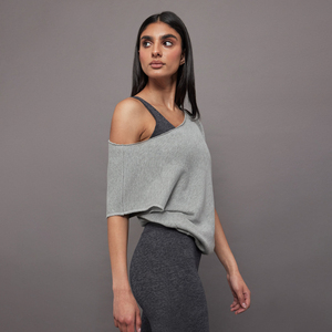 Women Loose <b>Off</b> <b>Shoulder</b> Sweat Shirt Long Sleeve Soft Fabric Casual Fashion Pullover Comfortable Warm Winter Clothing Custom - Product Image 4