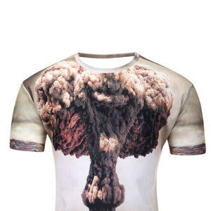 Camiseta de Sublimación para Hombre, Nueva Moda, Precio Económico OEM, Súper Calidad, Transpirable, Logotipo/Colores Personalizados, Camiseta de Sublimación de Última Tendencia - Product Image 3