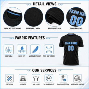 เสื้อฟุตบอลฝึกซ้อมแบบสั่งทำพิเศษ พร้อมโลโก้ ชื่อ และหมายเลขทีม  แบบซับลิเมชั่น - Product Image 4