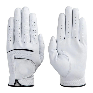 2026 White Customized Professional Golf <b>Gloves</b> Custom Logo Soft Polyester Non-Slip Thermal/Insulated <b>Touchscreen</b> Outdoor Sports - Product Image 1