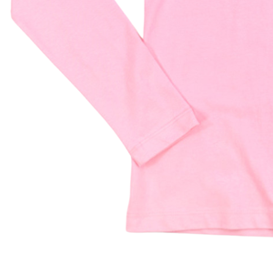 T-shirt rose à manches longues AKA 1908 pour femme, broderie chenille, vêtement de sororité grecque, tee-shirt en coton premium, coupe élégante - Product Image 4