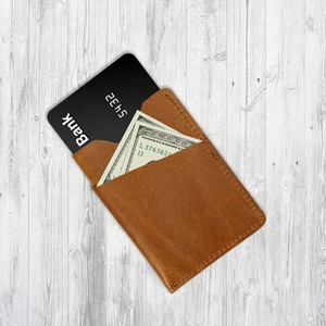 Custom High Quality Lightweight Men's Card Holder <b>WalletS</b> Mini <b>Smart</b> Slim Crazy Horse Leather Custom Genuine Leather Long Pocket - Product Image 5